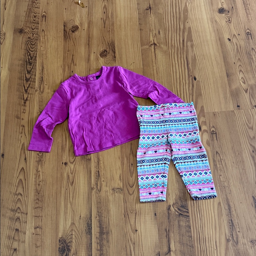 The Children's Place Pink and Patterned Kids Matching Set